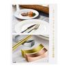 5-Piece Stylish Stainless Steel Chopstick Rests, Japanese Style Tableware, Simple Cutlery Holders (Silver)