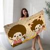 Popular Logo M-Monchhichi Fashion Anime Beach Swimming Soft Absorbent Washcloth Children's Gifts for Kids Travel Camping Gym