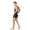 Men Leather Sexy Lingerie Bodysuits Camisoles Shorts Bodysuit Fetish   Sexy Costume Underwear One-pieces BDSM