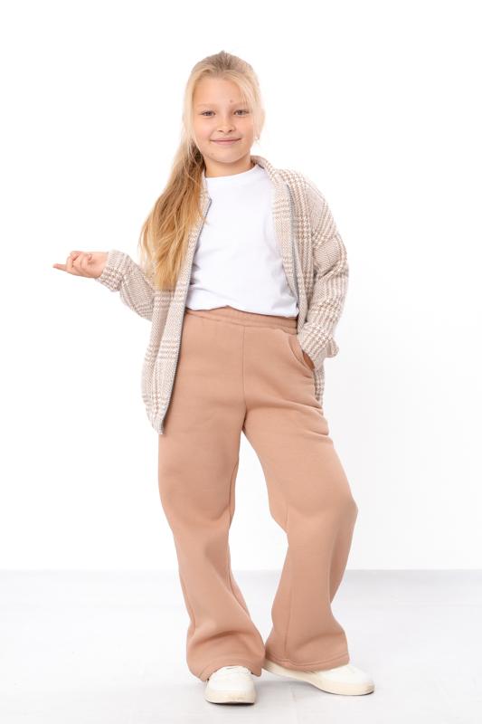 Pants – Girls' Palazzo Casual Loose Fit, Soft Fabric & Elastic Waist, Winte,r 6437-025 HC