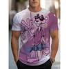 Men's Printed T-shirt: Light and Breathable, Round Neck Design, Casual Style, Durable Fabric, Suitable for Daily Wear, Machine Washable