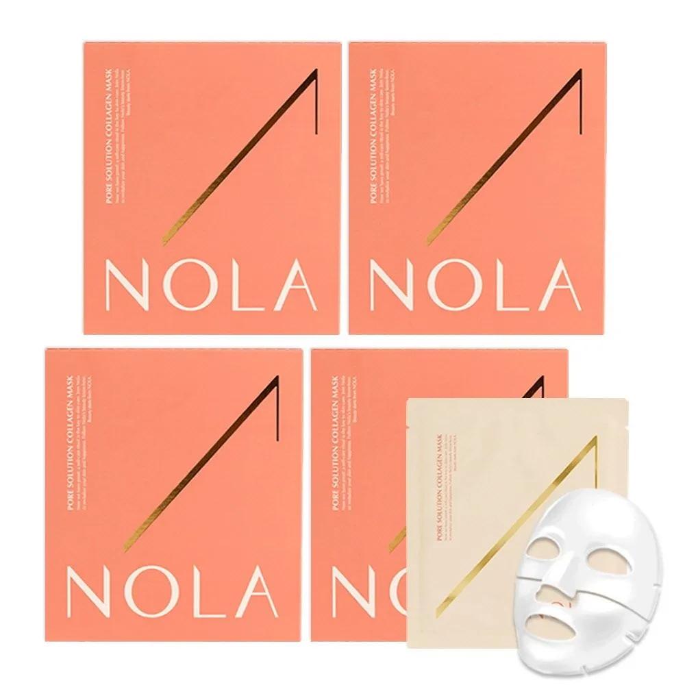 NOLA Pore Solution Collagen Face Mask Pack 41g 4 Boxes (16 Sheets)