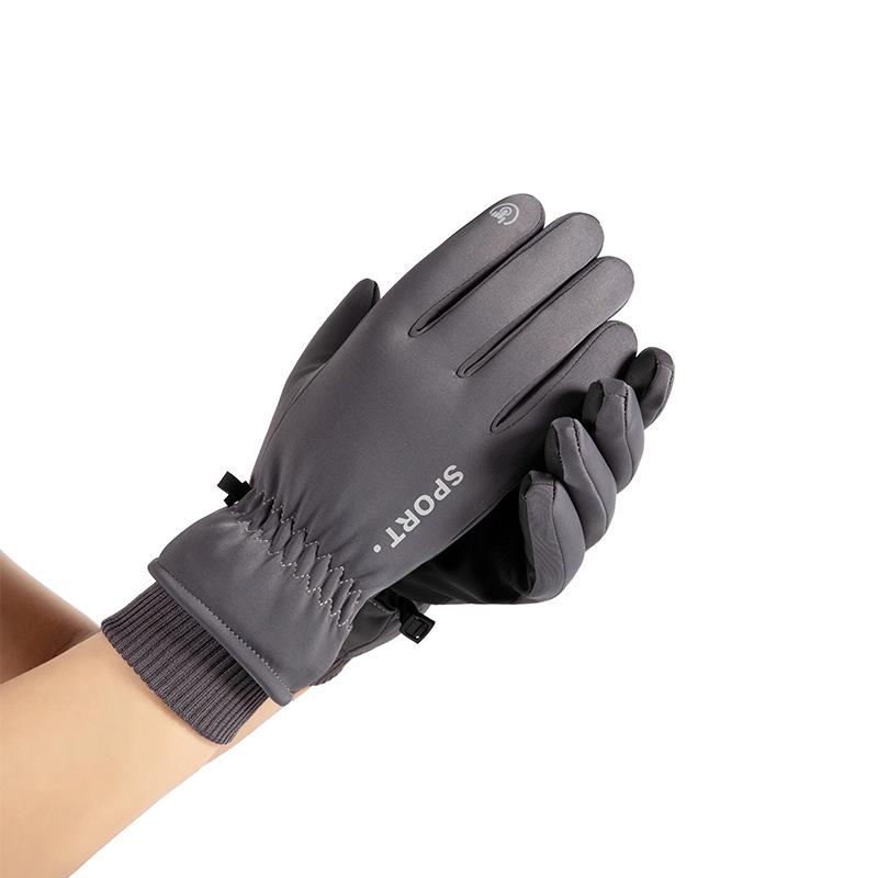 Warm Skiing Fleece  Anti Slip Touch Screen Cycling Sports  Cold Proof  Outdoor Windproof and Waterproof Winter Gloves