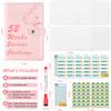 Cross-border 52-Week Savings Challenge Gift Notebook-Save Money Cash Savings Book with Loose-leaf Binding