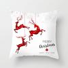 Christmas-Themed Pattern Throw Pillow Cover With Short Plush Print For Living Room Sofa Decoration Cushion Cover Pillow Covers