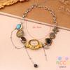 Fashion New Punk Watch Pendant Necklace For Women Retro Elegant Trendy Choker Exaggerated Party Jewelry Accessories Gift