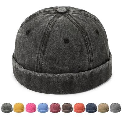 Washed Denim Autumn Women Men Baseball Cap Casual Melon Cap
