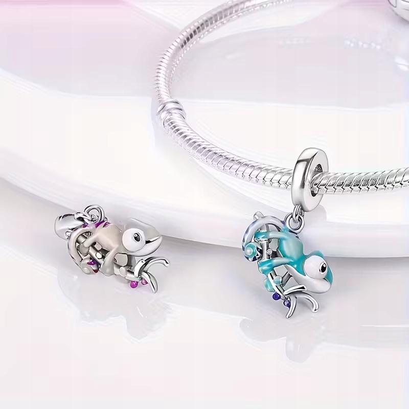 Modular Bead S925 Silver Colorful Chameleon Color Changing Stylish