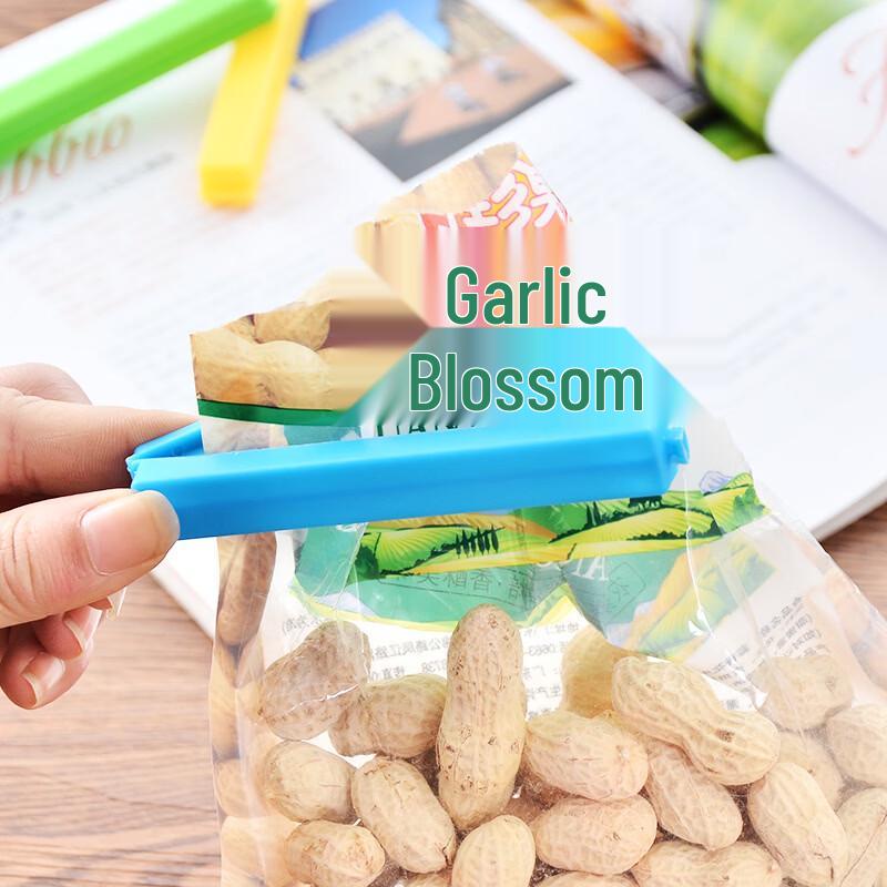 Zhizhou Candy Color Plastic Bag Sealing Clips 7cm 8-Pack