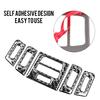 Carbon Fiber Car Interior Air Conditioner Outlet Panel Frame Cover Trim for BMW E90 92 93 (A)