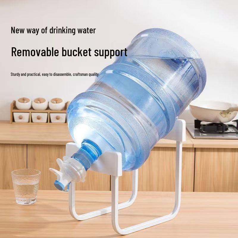 Bottled Water Dispenser with Rack and Inverted Extractor