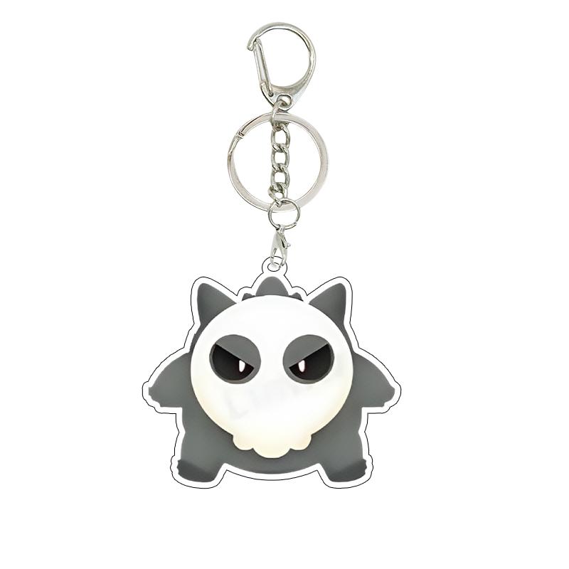 Anime Cartoon Gengar Halloween Day Acrylic Keychain Kawaii Pocket Figure All Saints' Day Creative Pendant Decoration Gifts Toys