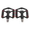 1 Pair Carbon Fiber Pedal Slip Resistant Lightweight Improved Control Cycling Pedals for Mountain Road Riding