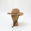 Western Jazz Top Cowboy Hats Women's Summer Sunscreen Beach Sun Hat Seaside Travel Curled Outdoor Travel Straw Hat Men Panama