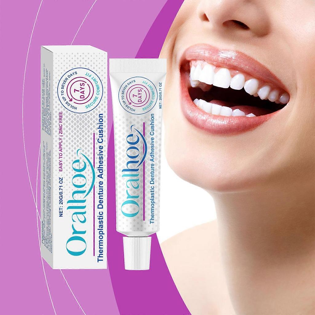 Long-Lasting Denture Adhesive - Comfortable, Secure Fit for Up to 7 Days