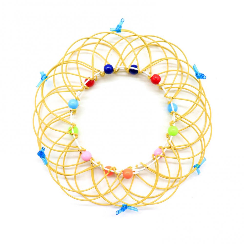 Kids Mandala Antistress Toy Adjustable Thirty-Six Variable Variety Flower Basket Iron Loop Children's Puzzle Decompression Toy