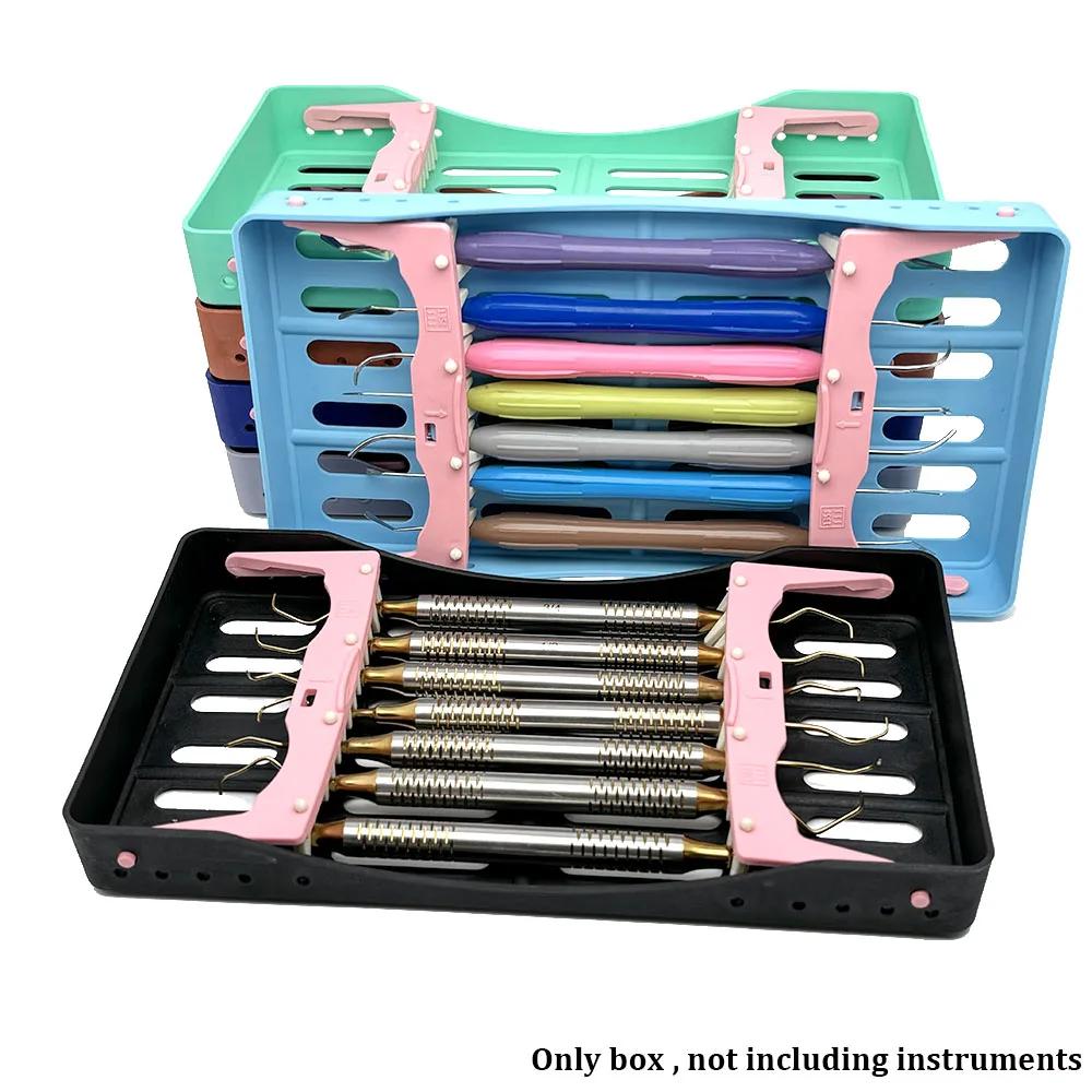 Autoklavierbare Dental-Sterilisationsbox für LM Harzfüllinstrumente – Ästhetischer Restaurations-Tablett-Organizer