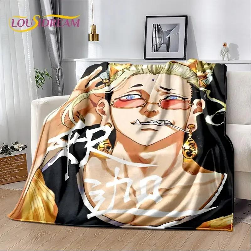 Record of Ragnarok Anime Cartoon Weiche Plüschdecke, Flanelldecke, Überwurfdecke für Wohnzimmer, Schlafzimmer, Bett, Sofa, Picknick-Abdeckung