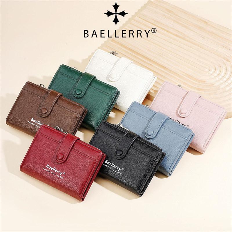 Baellerry Women Fashion Hasp Bi-fold Wallets Classic Design Coin Purse