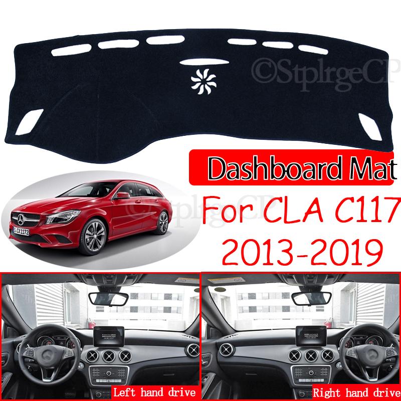 Anti-Slip Mat Dashboard Cover Sunshade Dashmat Accessories CLA180 200 220 250 CLA200 for Mercedes Benz CLA C117 2013~2019
