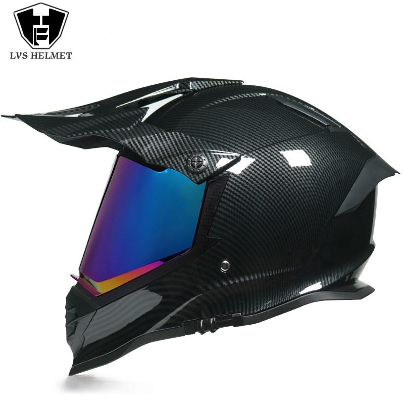 Full Face Motorcycle Helmet With Dual Visors Off-Road Rally Highway Riding Unisex All-Season ABS S M L XL