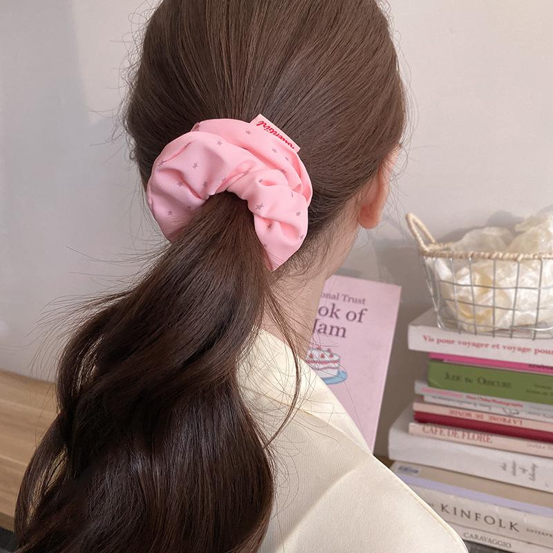 Sweet bow hair band lace headband hair rope lace ponytail large intestine girl hair hair