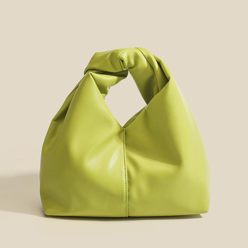 Women'S Bag Versatile Dumpling Bag Premium Sense Smooth Leather Texture Pleated Women'S Bag Cloud Bag Handbag