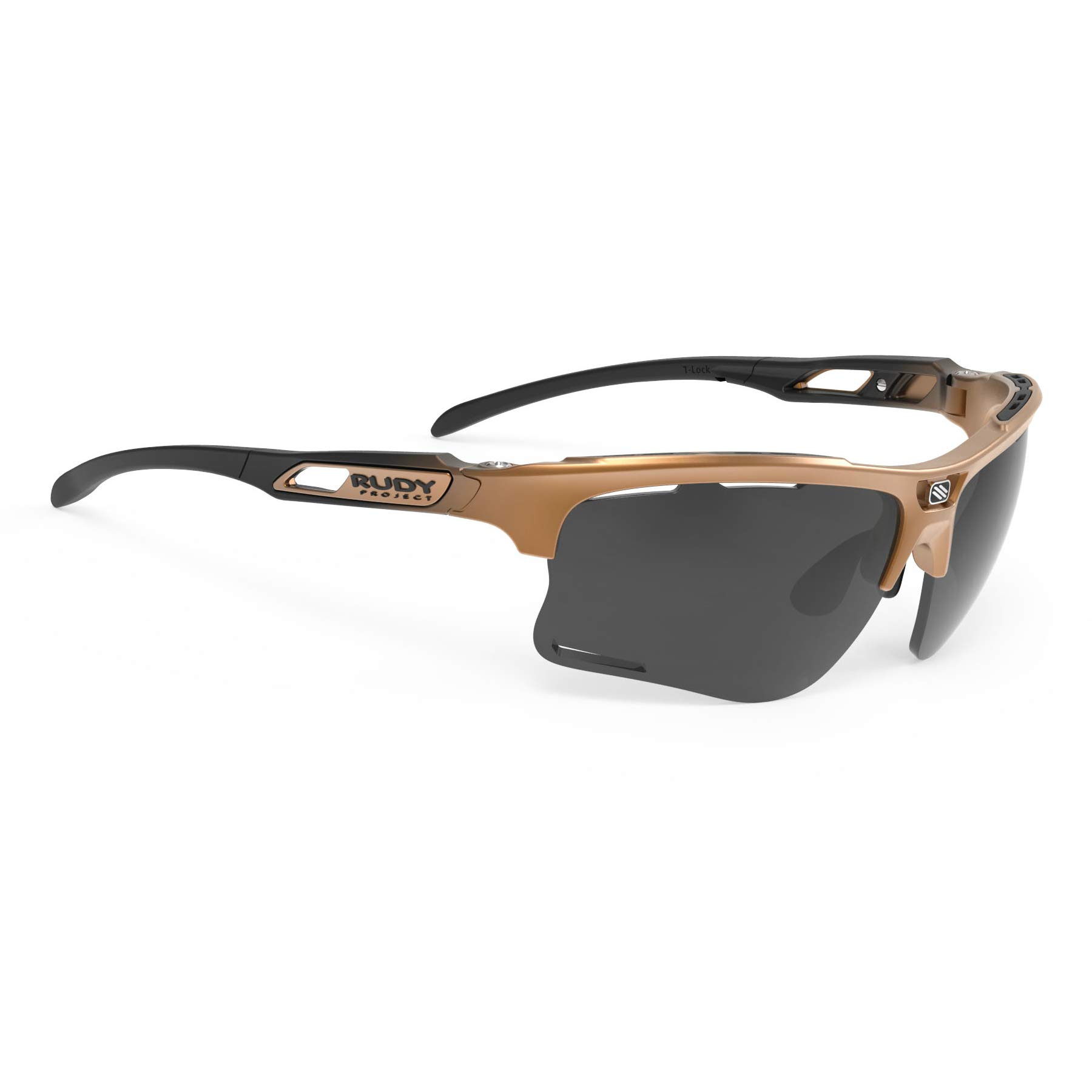 Rudy Project KEYBLADE Sports Bronze Matte Smoke Sunglasses, Frame, Lenses, SP501004-1000