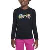 Sportswear T Shirt Black Teenagers Kids' HF6006-010