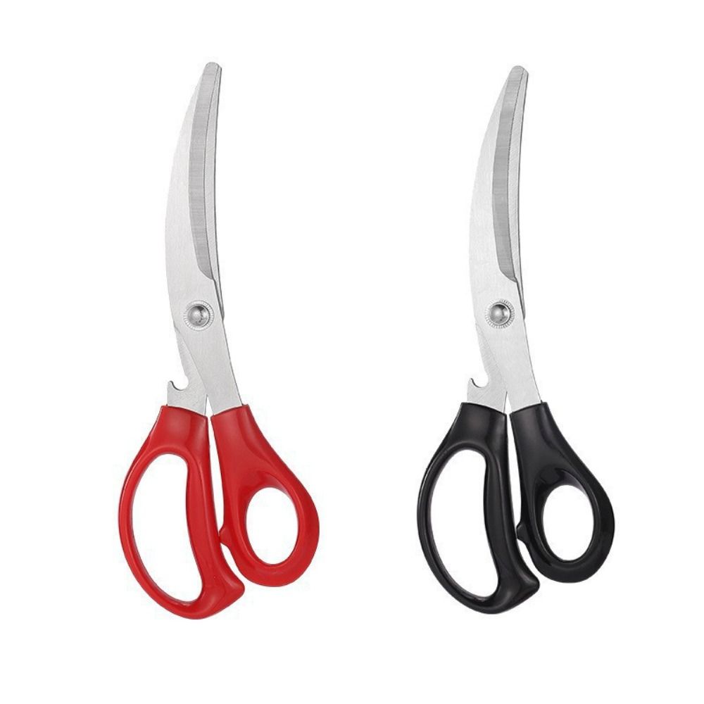Stainless Steel Food Clip Silicone Cooking Tongs New Barbecue Scissors Clip Set  Outdoor