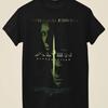 Camiseta Negra Unisex Inspirada En Pster De Pelcula Alien Resurrection Vintage Washed Graphic Top For Everyday Wear