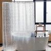 EVA Diamond Pattern Waterproof Mildew-Proof Shower Curtain