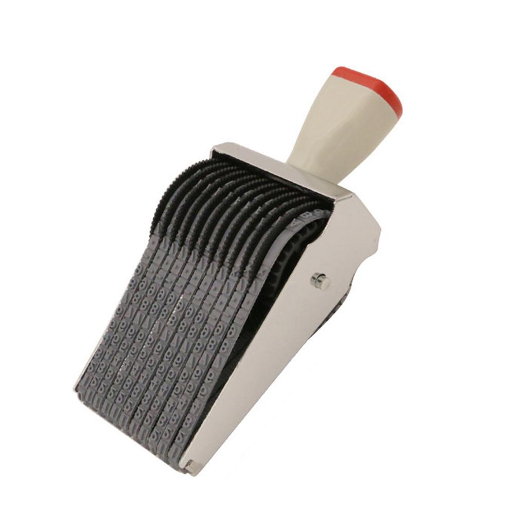 Gummi Buchstabenstempel Gummi Zahlenstempel Büro Geschäftsstempel Drehbarer Zahlenstempel für Scrapbooking Verpackung Basteln