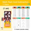 Mathematical Calculations Montessori Math Toy Beginners Practice Arithmetic Fraction Test Card Learning Tools for Primary School