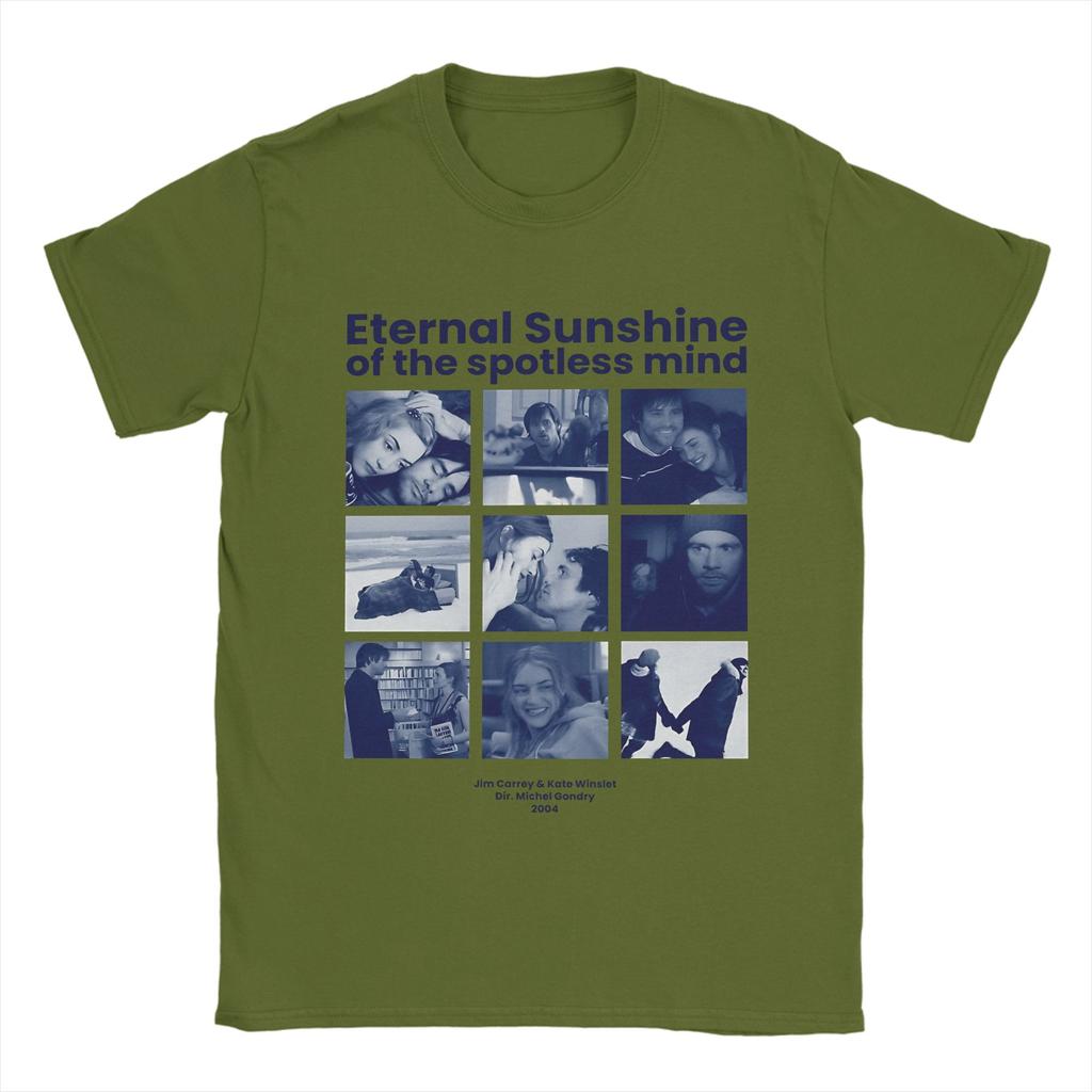 Eternal Sunshine Of The Spotless Mind Maglietta in Puro Cotone per Adulti Estate Magliette Vintage T-Shirt Taglia Grande Abbigliamento Largo