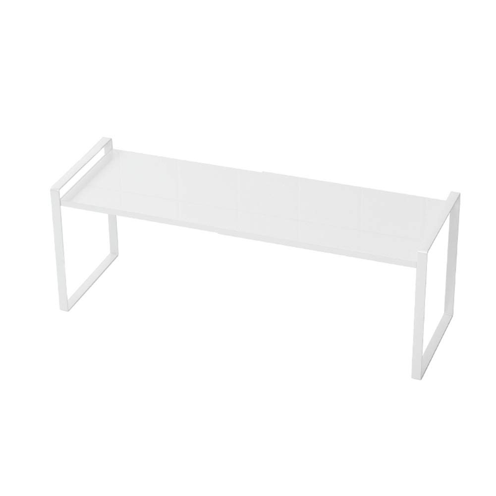 

PASRLD Extendable Kitchen Storage Rack, Over-the-Sink, Approx. W36-60 x D20.5 x H20cm, White