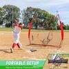 7x7 Baseball & Softball Portable Practice Net - Indoor/Outdoor Batting Rebound Backstop