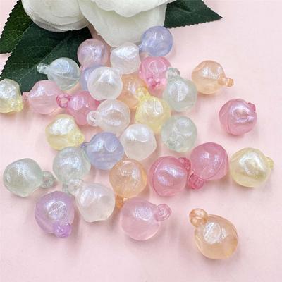 Mărgele rotunde de înaltă calitate Craft DIY Farmece Confecționare Bijuterii Cu Găură Culoare Jeleu Material Handmade Pentru Confecționarea Colierelor Cercei Acrilic
