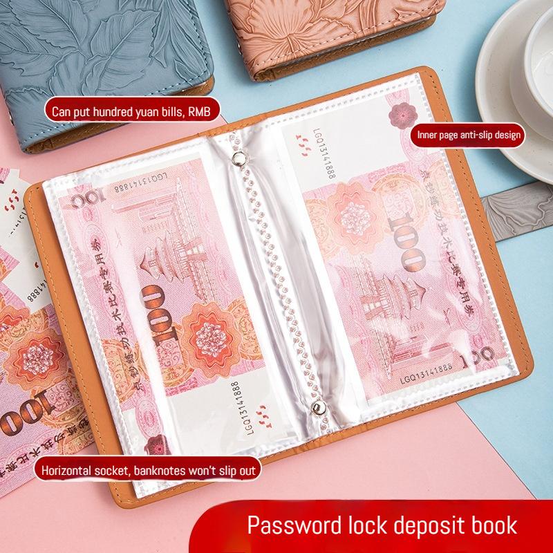 100 Kopert do Wyzwania Oszczędzania Pieniędzy Dla Par Notes do Oszczędzania Z Blokadą na Hasło Segregator Oszczędnościowy Wielokrotnego Użycia Książeczka Oszczędnościowa na Gotówkę