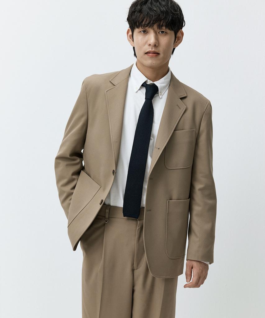 Madmars Strapata Comfort Suit Jacket Beige Mmffmsj-101Be
