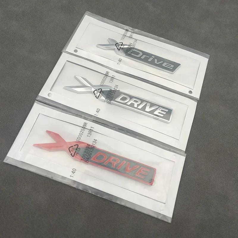 ABS X Drive Logo Xdrive Emblem Sticker Car Rear Trunk Badge for BMW E39 E46 E60 E90 E87 F10 F30 G20 G30 X1 X3 X5 Accessories