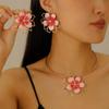 European & American Style Retro Large Petal Choker Necklace - Women's Simple Personality Clavicle Chain Accessory
