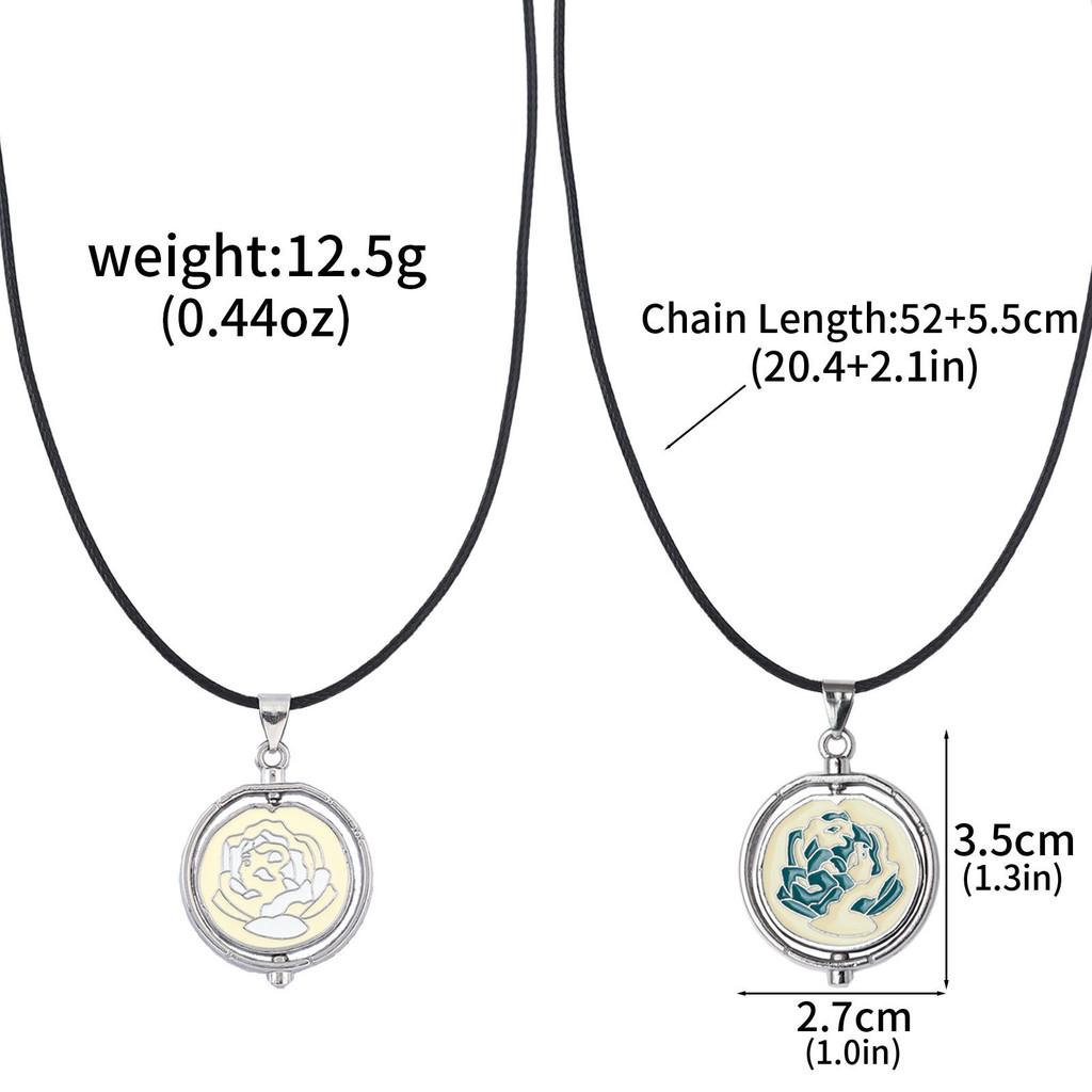 League Of Arcane Legends Ekko Blue Rose Style Pendant Necklace For Fans Game