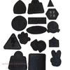 Self Adhesive Black Patches for Down Jackets, Pants, T-shirts, Clothes Repair, Washable, No Trace, Easy DIY Fix