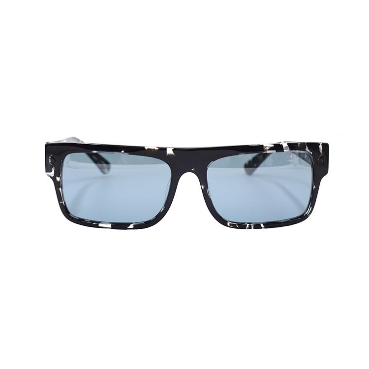 Prada Klassische quadratische Reise-Sonnenbrille für den Urlaub, rechteckig, Herren-Sonnenbrille SPRA10-F-15O-01A