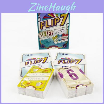 Flip7 Card Game For Party Gatherings With Educational And Interactive Features For Family And Friends
