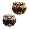 Leopard Head Metal Beads for Creative Paracord Projects and Fashionable Jewelry Large Hole Charm