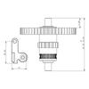 Dual Driver Gear For Flashforge AD5M AD5M PRO Extrusion Wheel 3D Printer Part Hard Steel DLC Nano Coating Gear For AD5M Extruder
