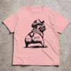 Funny Cowboy Dog Tshirt Dog Lover Humor Print Tshirts for Men Women Couple Gifts Retro Design Casual Short Sleeve Tee