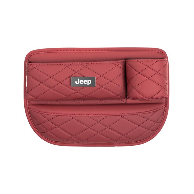 Car Seat Gap Storage Bag Organizer Box Auto Cup Holder For Jeep Grand Cherokee Wrangler JK Gladiator Compass Renegade Wagoneer AMP1